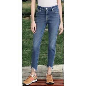 NWT - Good American Women's Good Legs Cigarette Jeans in Blue842